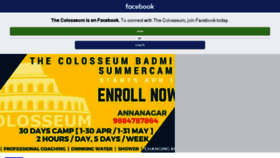 What Thecolosseum.in website looked like in 2018 (6 years ago)