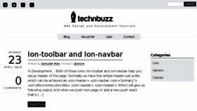 What Technbuzz.com website looked like in 2018 (6 years ago)