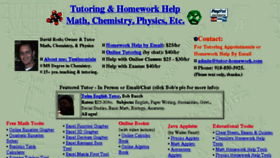 What Tutor-homework.com website looked like in 2018 (6 years ago)