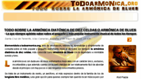 What Todoarmonica.org website looked like in 2018 (6 years ago)