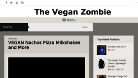 What Theveganzombie.com website looked like in 2018 (6 years ago)