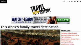 What Travelthruhistory.tv website looked like in 2018 (6 years ago)