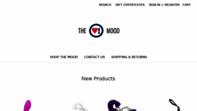 What Themood.com website looked like in 2018 (5 years ago)