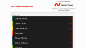 What Topbusinessinsurers.com website looked like in 2018 (6 years ago)