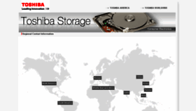 What Toshibastorage.com website looked like in 2018 (6 years ago)