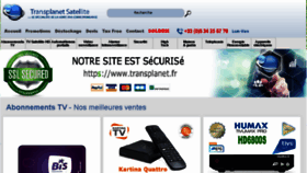 What Transplanet.fr website looked like in 2018 (6 years ago)