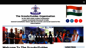 What Thescouts.org.in website looked like in 2018 (6 years ago)