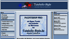 What Tutaholic-style.de website looked like in 2018 (6 years ago)