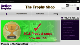What Thetrophy-shop.co.uk website looked like in 2018 (6 years ago)