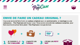 What Thepopcase.com website looked like in 2018 (6 years ago)