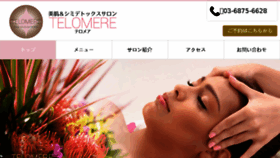 What Telomere-beauty.com website looked like in 2018 (6 years ago)