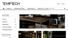 What Temptech.no website looked like in 2018 (6 years ago)