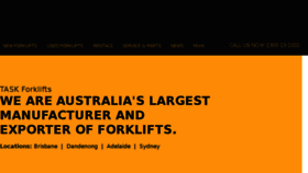 What Taskforklifts.com.au website looked like in 2018 (6 years ago)