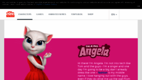 What Talkingangela.com website looked like in 2018 (5 years ago)