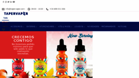 What Tapervaper.com website looked like in 2018 (6 years ago)