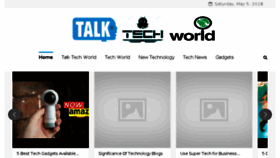 What Talktechworld.com website looked like in 2018 (6 years ago)