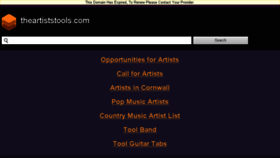 What Theartiststools.com website looked like in 2018 (6 years ago)