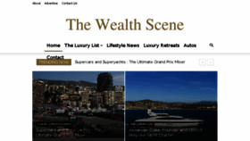 What Thewealthscene.com website looked like in 2018 (6 years ago)