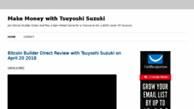 What Tsuyoshisuzuki.com website looked like in 2018 (5 years ago)