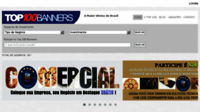 What Top100banners.com.br website looked like in 2018 (5 years ago)