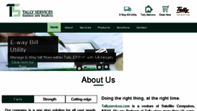 What Tallyservices.com website looked like in 2018 (6 years ago)