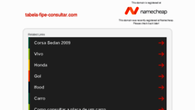 What Tabela-fipe-consultar.com website looked like in 2018 (6 years ago)