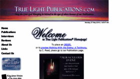 What Truelightpublications.com website looked like in 2018 (6 years ago)