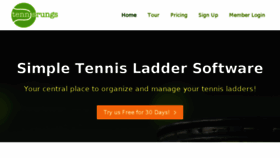 What Tennisrungs.com website looked like in 2018 (5 years ago)