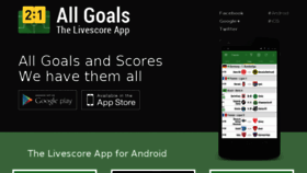 What Thelivescoreapp.com website looked like in 2018 (6 years ago)