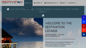 What Thedestinationlounge.co.uk website looked like in 2018 (6 years ago)