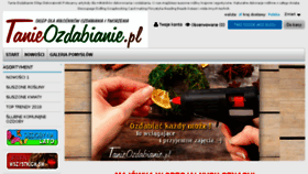 What Tanieozdabianie.pl website looked like in 2018 (6 years ago)