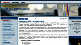 What Technologiagps.org.pl website looked like in 2018 (5 years ago)