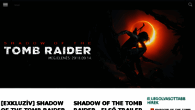 What Tombraider.hu website looked like in 2018 (5 years ago)