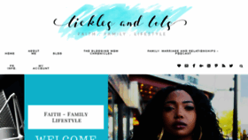What Ticklesandtots.com website looked like in 2018 (6 years ago)