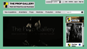 What Thepropgallery.com website looked like in 2018 (6 years ago)