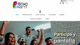 What Tecnoprintcostarica.com website looked like in 2018 (6 years ago)