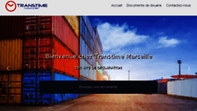 What Transtime.fr website looked like in 2018 (6 years ago)