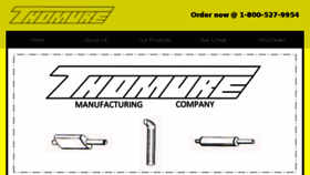 What Thomuremanufacturing.com website looked like in 2018 (6 years ago)