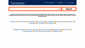 What Torrentz4.xyz website looked like in 2018 (6 years ago)