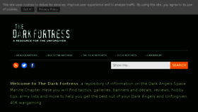 What Thedarkfortress.co.uk website looked like in 2018 (6 years ago)