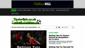 What Tipsterbets.co.uk website looked like in 2018 (5 years ago)