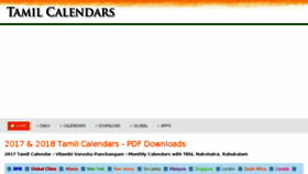What Tamilcalendars.com website looked like in 2018 (6 years ago)