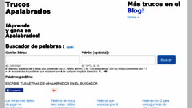 What Trucosapalabrados.com website looked like in 2018 (6 years ago)