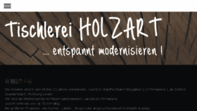 What Tischlerei-holzart.com website looked like in 2018 (6 years ago)