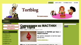 What Tortblog.ru website looked like in 2018 (6 years ago)