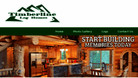 What Timberlineloghomes.net website looked like in 2018 (6 years ago)