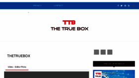 What Thetruebox.com website looked like in 2018 (5 years ago)