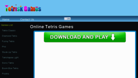 What Tetrisk.com website looked like in 2018 (6 years ago)
