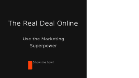 What The-real-deal-online.com website looked like in 2018 (5 years ago)
