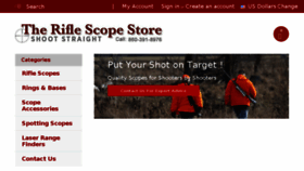 What Theriflescopestore.com website looked like in 2018 (6 years ago)